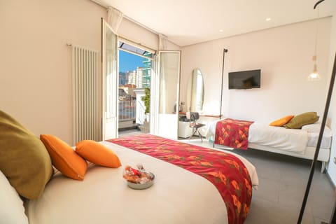 Deluxe Triple Room, Patio, Hill View | Free WiFi