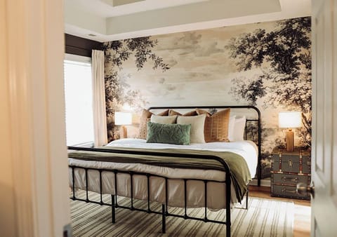 Peaceful primary suite for rest and relaxation with very comfortable beds making it ideal during relocation or extended stays
