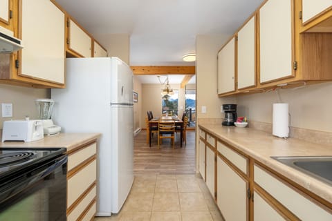 Your fully equipped galley kitchen features everything you need to prepare meals during your stay.