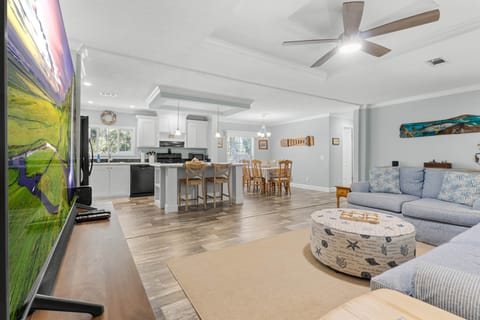 Living Area/Kitchen/Dining