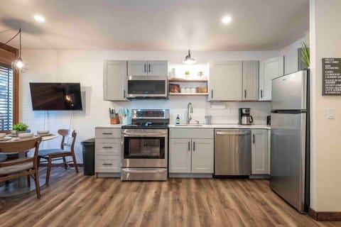 Enjoy cooking meals in the full sized kitchen