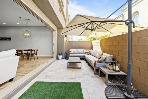 Outdoor patio area