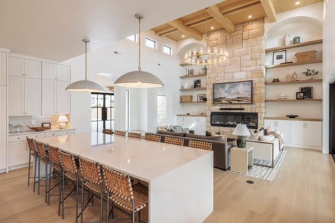 View from Kitchen Island Seating