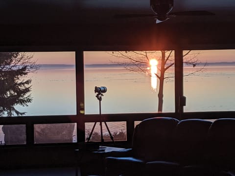 Sunrise from living room