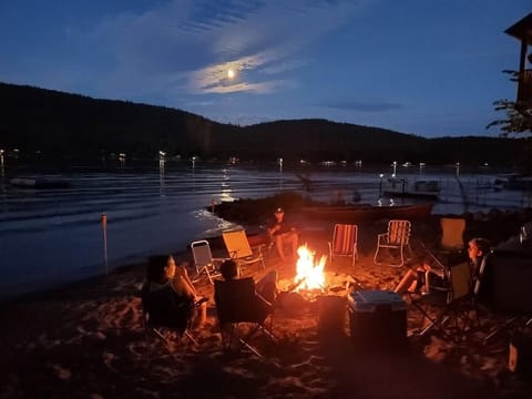 Nothing like a bonfire on Maple beach. 