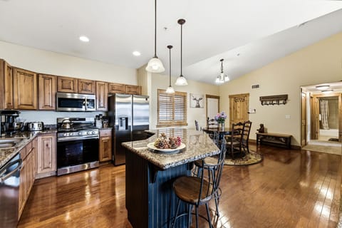 Large kitchen for all the cooking and gathering needs you have. 
