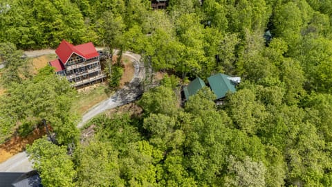 A private two-cabin retreat built for groups—double the space, double the amenities, all just 5 minutes from Gatlinburg