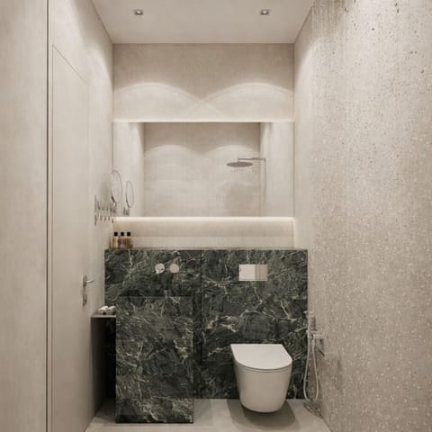 Comfort Double Room, City View | Bathroom | Hair dryer, slippers, towels, soap