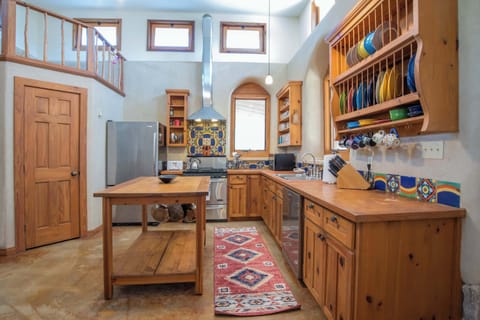 Large kitchen to cook, connect, and dine