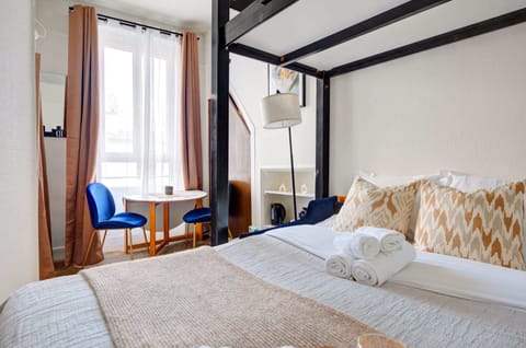 The open-plan living and dining area
