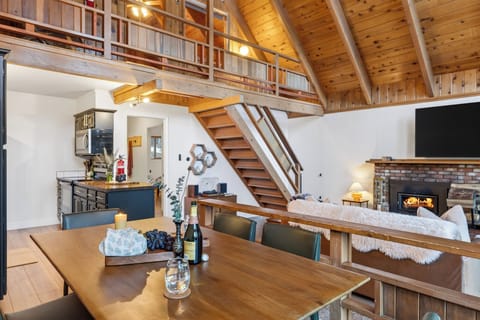 Open-concept living space.