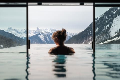 Indoor pool, outdoor pool