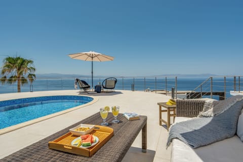 Deluxe Villa, Sea View | Terrace/patio