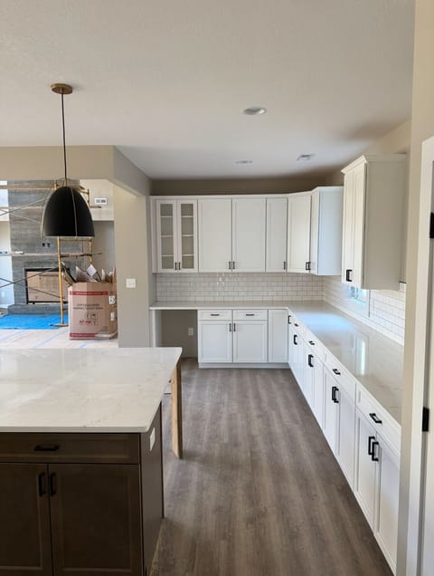 Kitchen construction progress – Wild Blue Reserve scheduled to open May 2026
