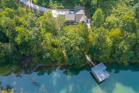 Dock aerial view