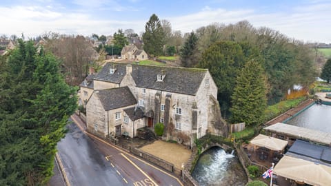 Once used to mill corn and process wool, the house today embraces this history.