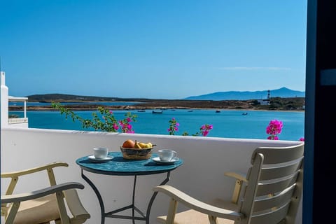 View from the Private Balcony
Unwind with a refreshing drink and uninterrupted views of the Aegean Sea.