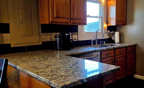 Beautiful Granite Countertops with Plenty of Counter Space.