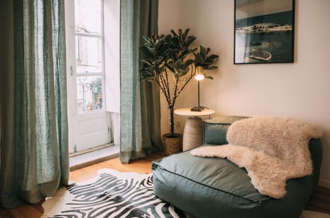 Basic Apartment, Balcony | Living area