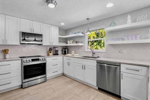 Fully equipped modern kitchen