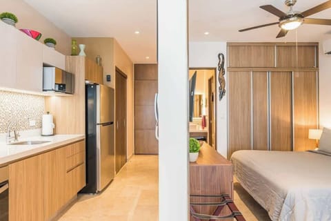 The perfect layout to feel at home... but just steps from the beach and 5th Avenue