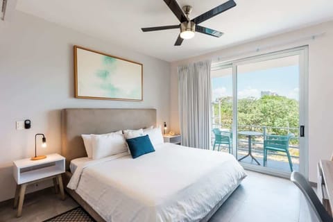 Bright & airy bedroom. Enjoy a restful night's sleep in this comfortable room.