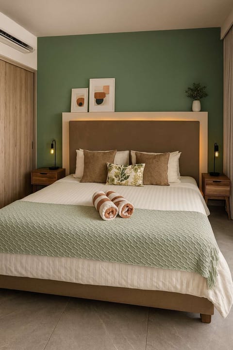 Wake up refreshed in your comfortable king-size bed.
