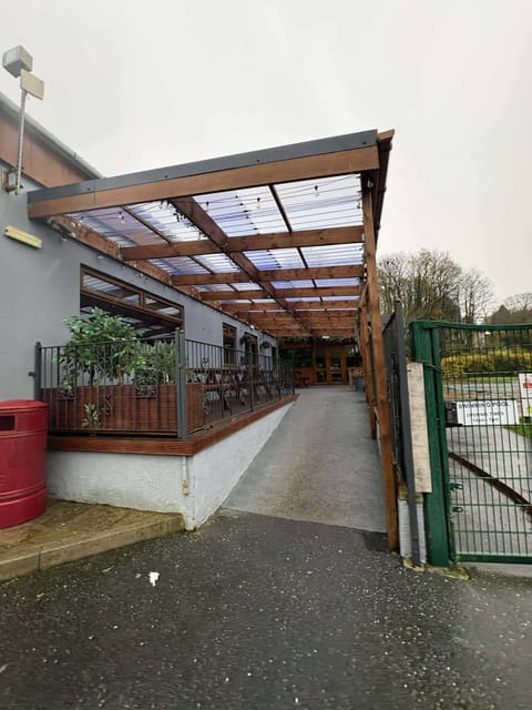 Poolside bar terrace