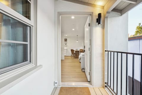 The doors are equipped with smart locks