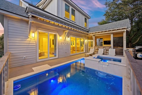 Relax in the pool or hot tub!