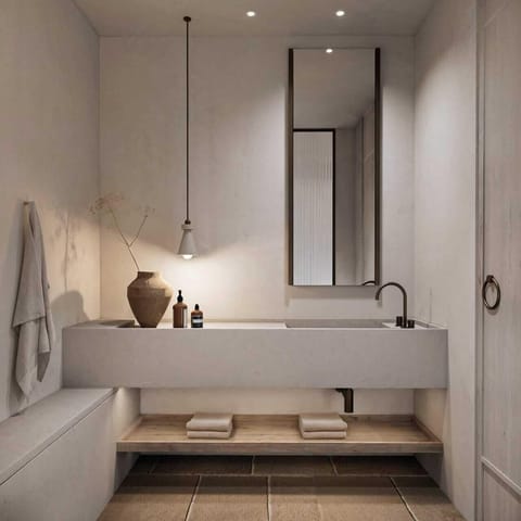 Premium Double with Balcony | Bathroom | Shower, hair dryer, slippers, towels