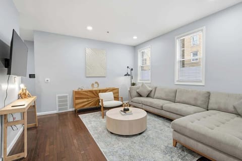 Spacious living area designed for gathering, lounging, and spending quality time together.
