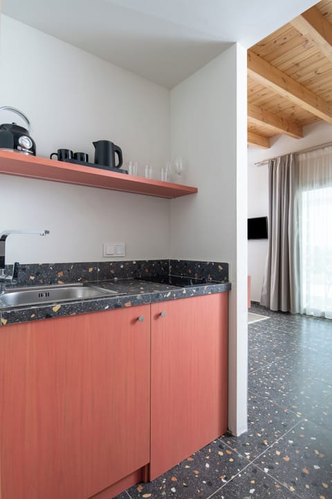 Suite, Balcony, City View | Private kitchen | Mini-fridge