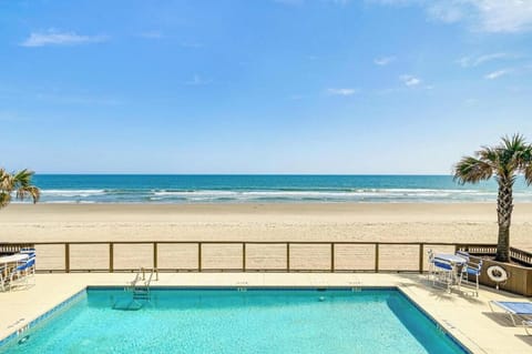 Oceanfront swimming pool.
