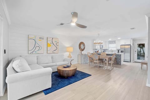 Living and kitchen space