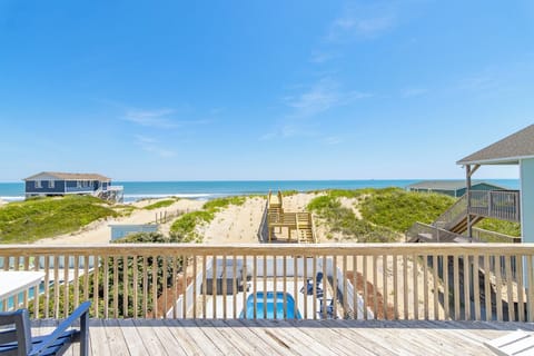 Top Level Oceanfront Deck View