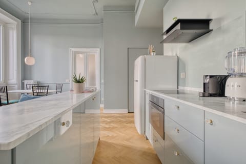 Apartment | Private kitchen | Fridge, oven, stovetop