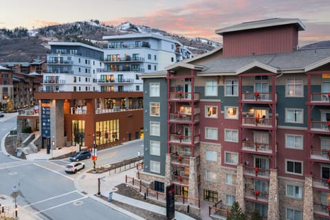 Slopeside living in the heart of Park City, with walkable access to shops, dining, and mountain views at sunset.