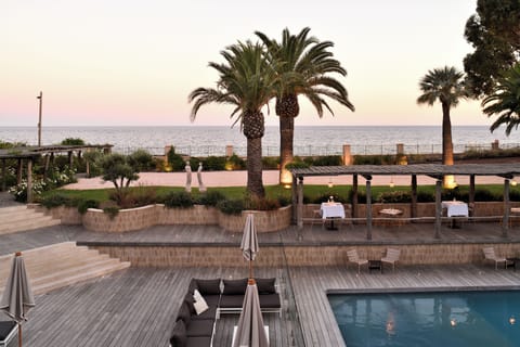 Deluxe Terrace with Sea View | Terrace/patio
