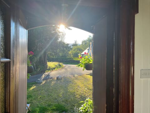 doors flung open in the summer