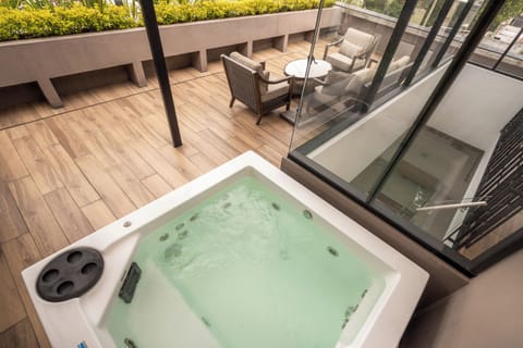 Private terrace jacuzzi