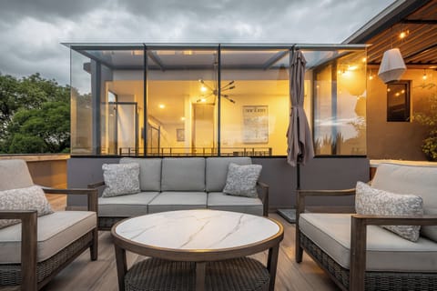 Private terrace, dawn