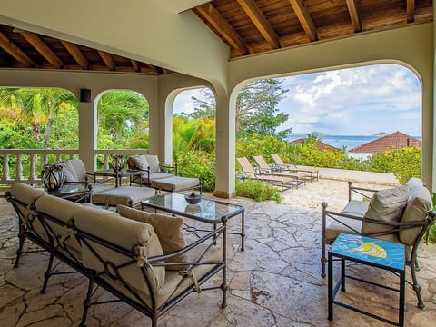 Covered Patio with Sea View