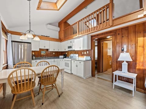 kitchen and dining area