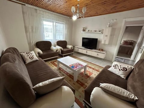 Apartment, City View, Garden Area | Living area | TV
