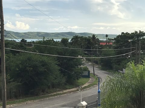 view from the balcony 