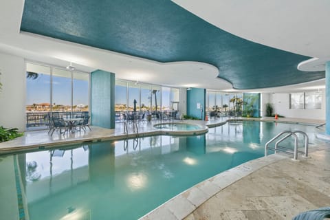 Indoor pool, outdoor pool
