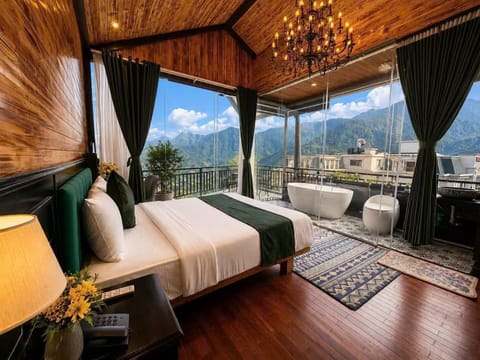 Panoramic Double Room, Mountain View | Select Comfort beds, minibar, WiFi (free), bed sheets