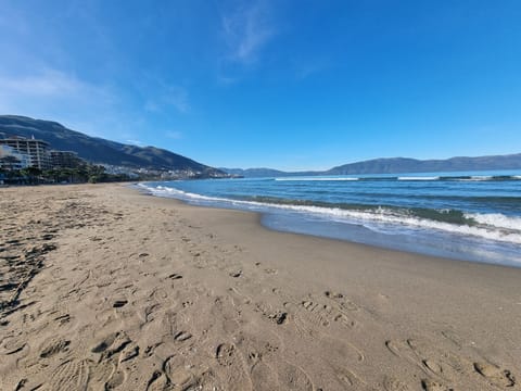 On the beach