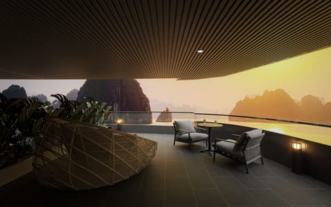 Honeymoon VIP Suite with Private Terrace (1 Extra-large Double Bed) | Terrace/patio
